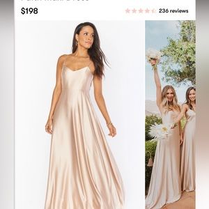 Faith Maxi Bridesmaid Dress size Large